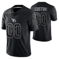 Custom A.Cardinals ACTIVE PLAYER Black HeidiMiller Reflective Limited Stitched Jersey