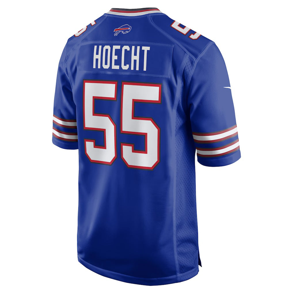 B.Bills #55 Michael Hoecht Royal HeidiMiller Team Game Jersey