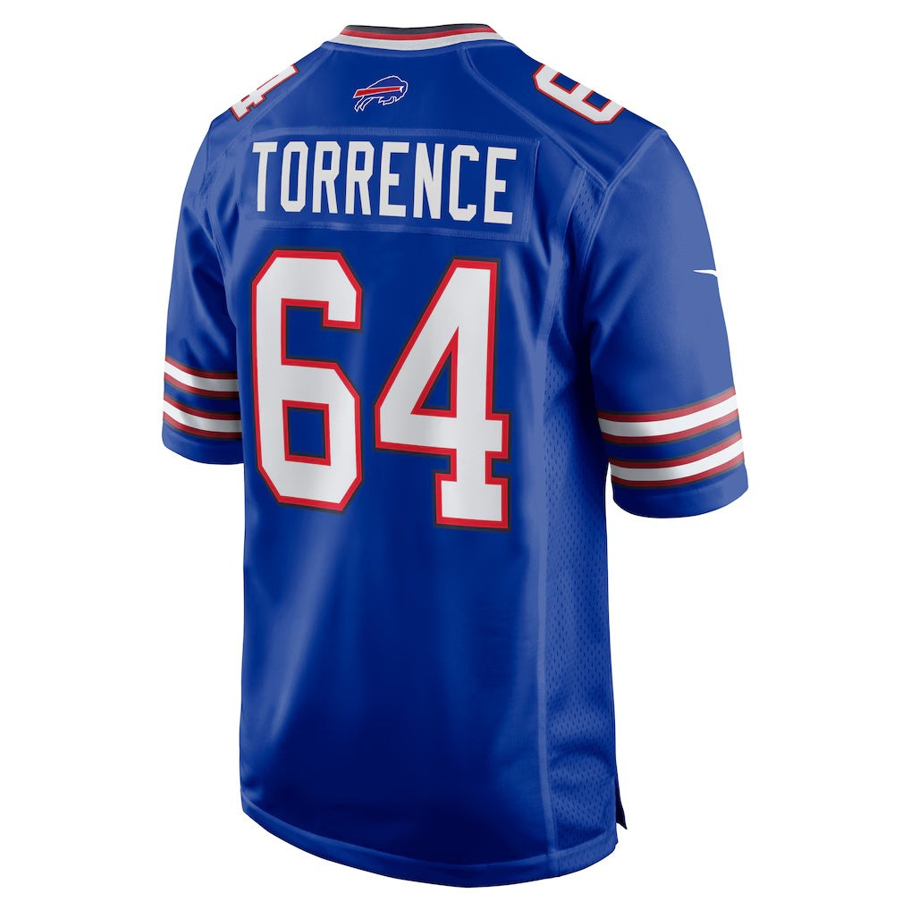 B.Bills #64 O'Cyrus Torrence Royal HeidiMiller Home Game Jersey