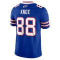 B.Bills #88 Dawson Knox Royal HeidiMiller Vapor F.U.S.E. Limited Jersey