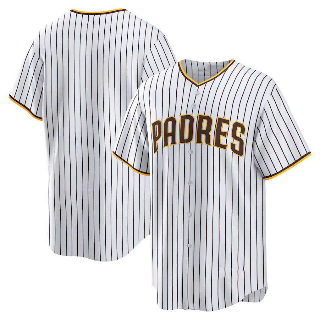 San Diego Padres White HeidiMiller Home Replica Team Jersey