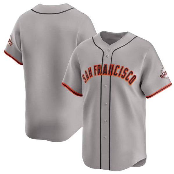 San Francisco Giants Blank Gray HeidiMiller Away Limited Stitched Jersey