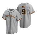 San Francisco Giants #9 Brandon Belt 2020 Grey HeidiMiller Jersey