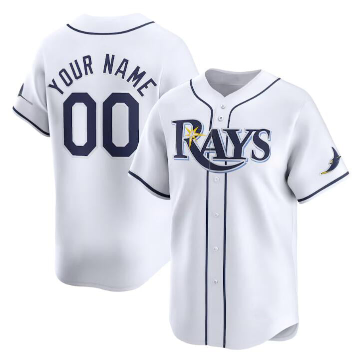 Custom Tampa Bay Rays Active Player White HeidiMiller Home Limited Stitched Jersey