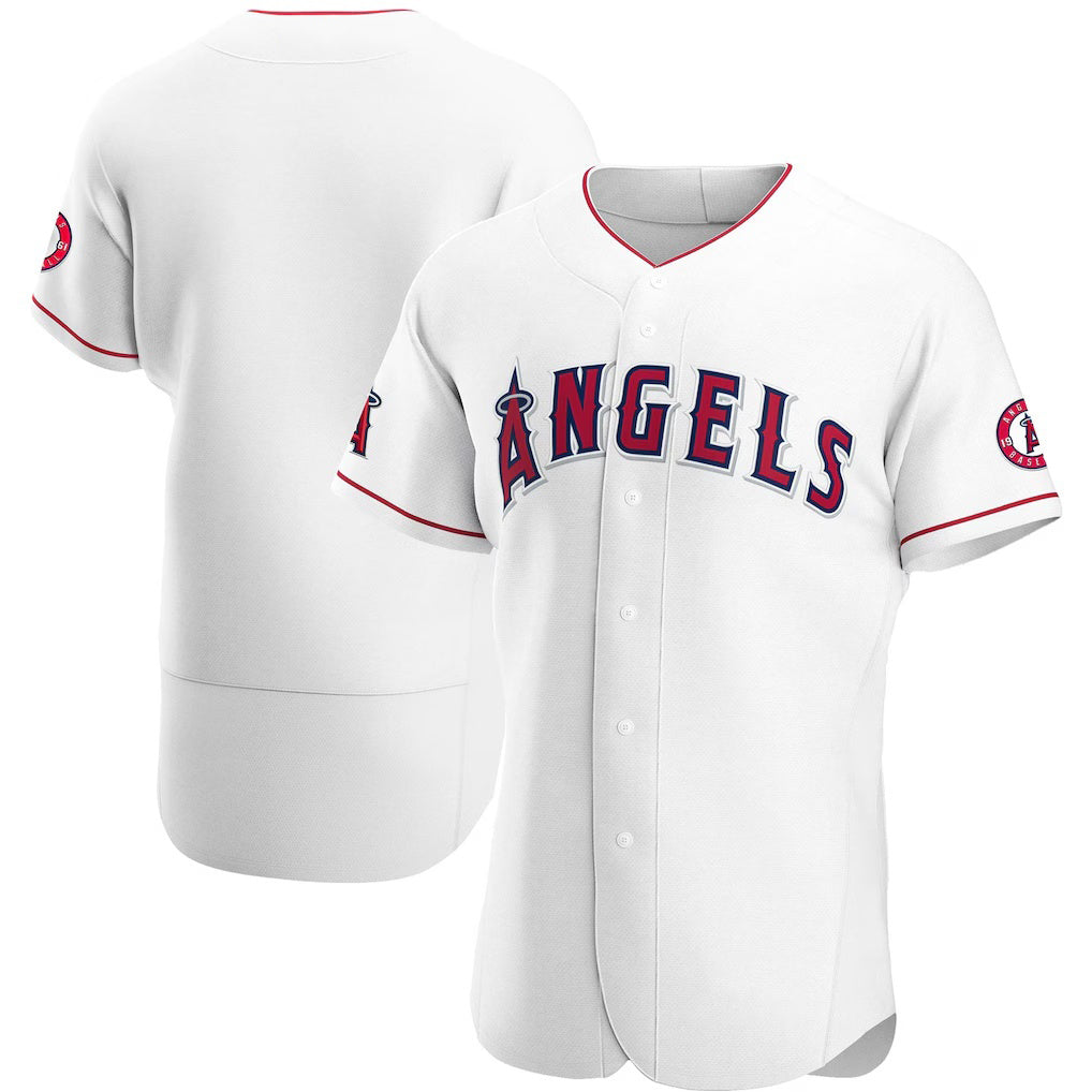 Los Angeles Angels White HeidiMiller Home Authentic Team Jersey
