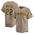 San Diego Padres #22 Mason Miller Khaki HeidiMiller Alternate Limited Player Jersey