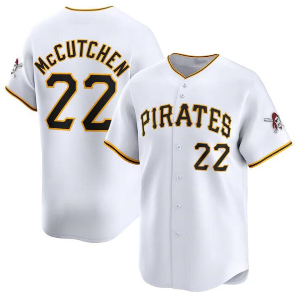 Pittsburgh Pirates #22 Andrew McCutchen White HeidiMiller Home Limited Stitched Jersey