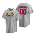 Custom St. Louis Cardinals Gray HeidiMiller Stitched Cool Base Road Jersey
