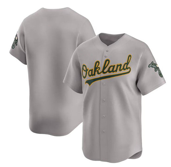 Oakland Athletics Blank Gray HeidiMiller Away Limited Stitched Jersey