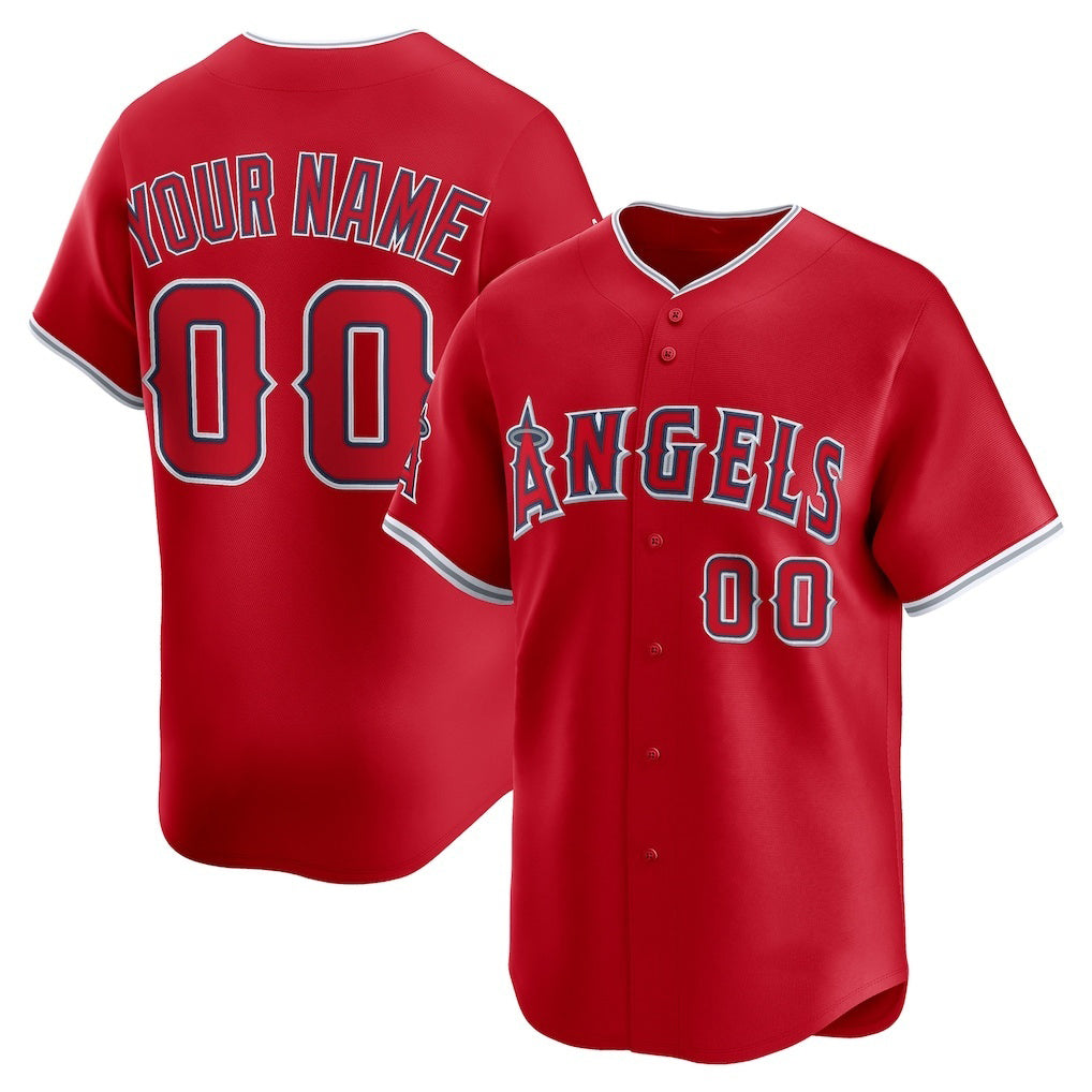 Custom Los Angeles Angels Red HeidiMiller Alternate Limited Jersey