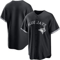 Toronto Blue Jays Blank Black HeidiMiller Lights Out Limited Stitched Jersey