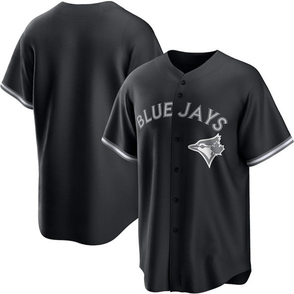 Toronto Blue Jays Blank Black HeidiMiller Lights Out Limited Stitched Jersey