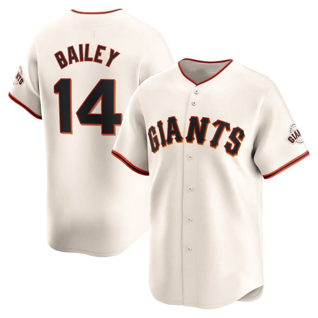 San Francisco Giants #14 Patrick Bailey Cream HeidiMiller 2024 Home Limited Stitched Jersey