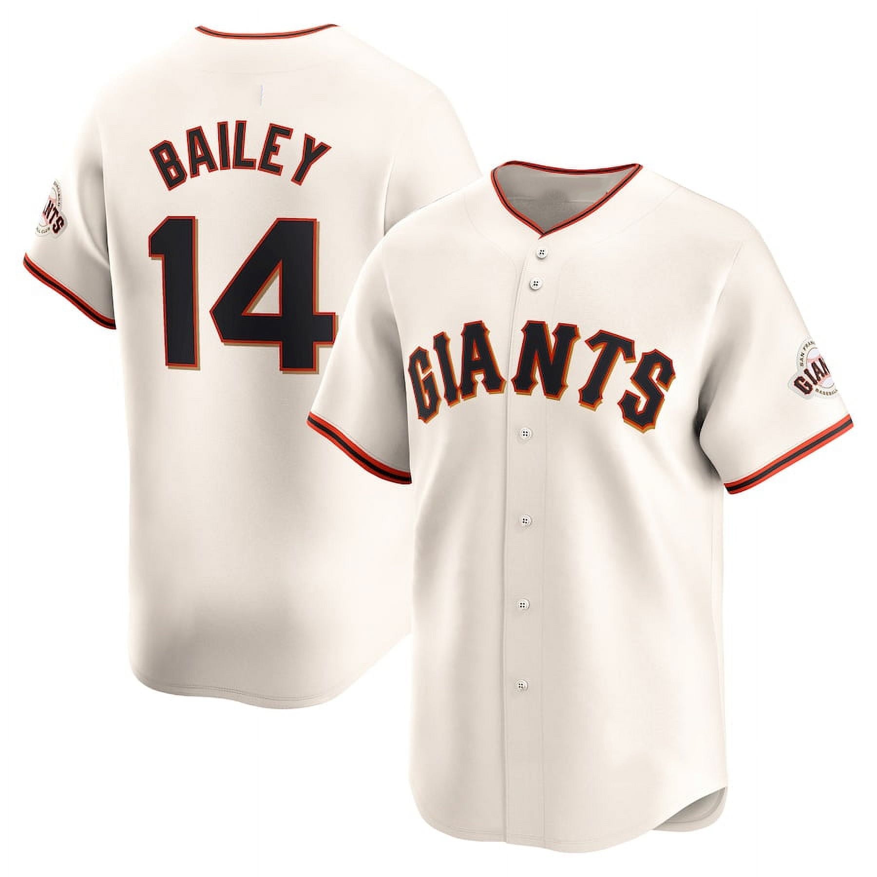 San Francisco Giants #14 Patrick Bailey Cream HeidiMiller 2024 Home Limited Stitched Jersey