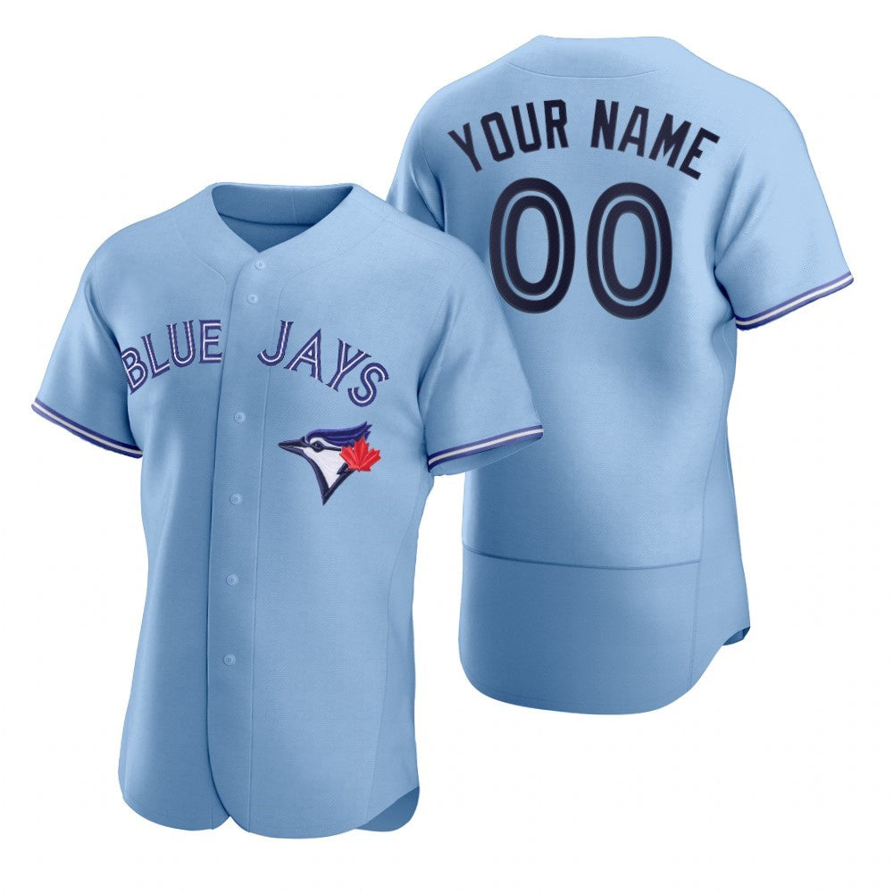 Custom Toronto Blue Jays Light Blue HeidiMiller Stitched Flex Base Jersey