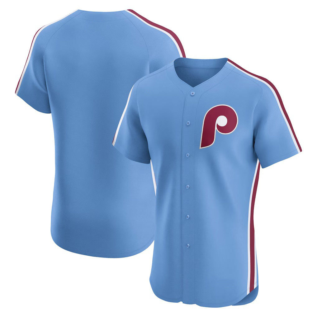 Philadelphia Phillies Light Blue HeidiMiller Alternate Elite Jersey