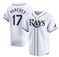 Tampa Bay Rays #17 Isaac Paredes White HeidiMiller Home Limited Stitched Jersey