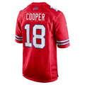 B.Bills #18 Amari Cooper Red HeidiMiller Alternate Game Jersey