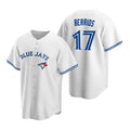 Toronto Blue Jays #17 Jose Berrios White HeidiMiller Home Cool Base Jersey