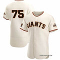 San Francisco Giants #75 Camilo Doval Cream HeidiMiller Flex Base Stitched Jersey