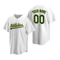 Custom Oakland Athletics White HeidiMiller Stitched Cool Base Home Jersey