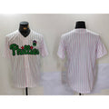 Philadelphia Phillies Blank White Green HeidiMiller Cool Base Stitched Jersey