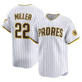 San Diego Padres #22 Mason Miller White HeidiMiller Home Limited Player Jersey