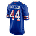 B.Bills #44 Joe Andreessen Royal HeidiMiller Game Jersey