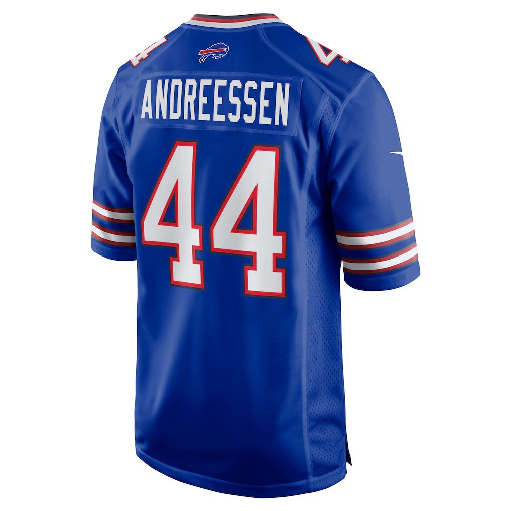B.Bills #44 Joe Andreessen Royal HeidiMiller Game Jersey