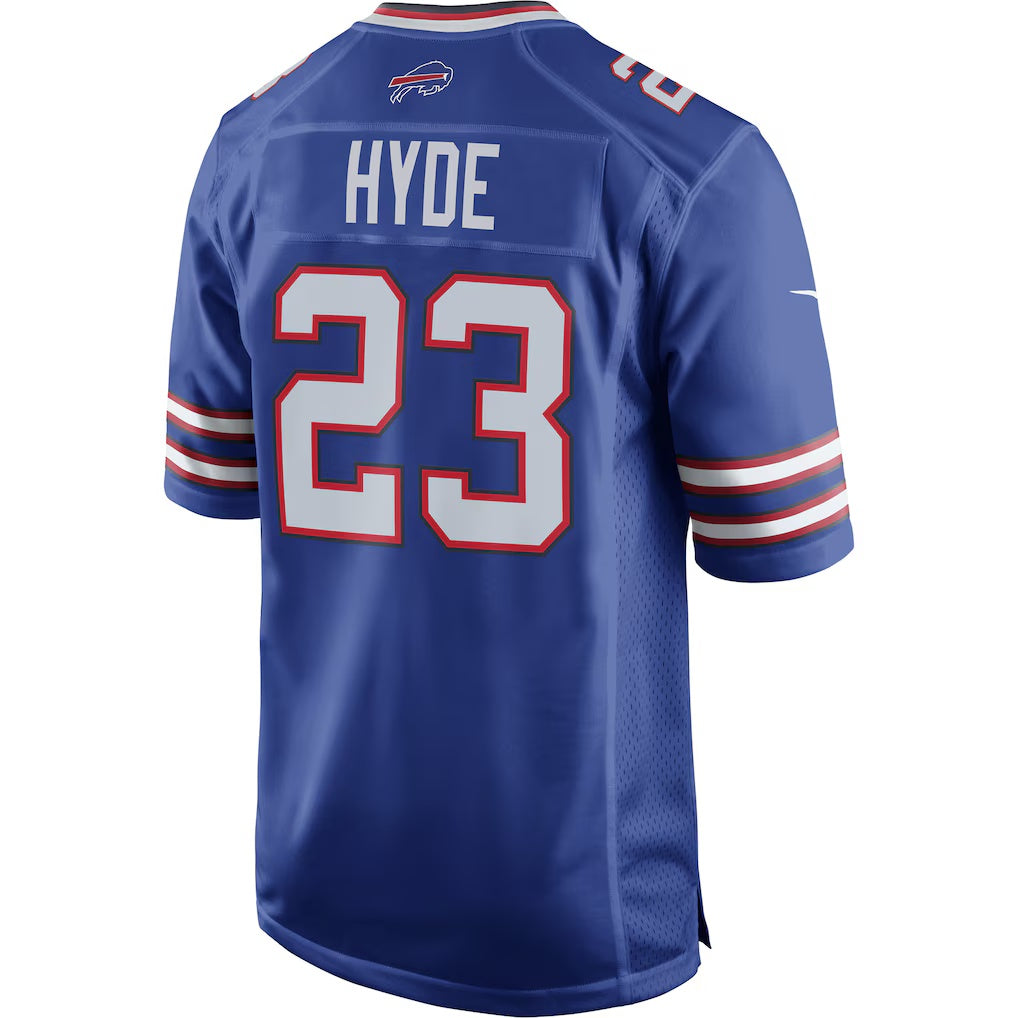 B.Bills #23 Micah Hyde Royal HeidiMiller Game Player Jersey
