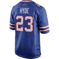 B.Bills #23 Micah Hyde Royal HeidiMiller Game Player Jersey