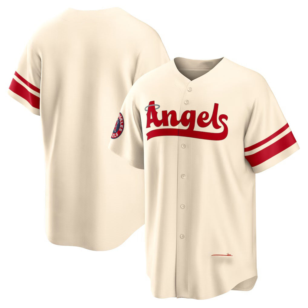 Los Angeles Angels Cream HeidiMiller City Connect Replica Team Jersey