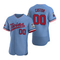 Custom Minnesota Twins Light Blue HeidiMiller Stitched Flex Base Jersey