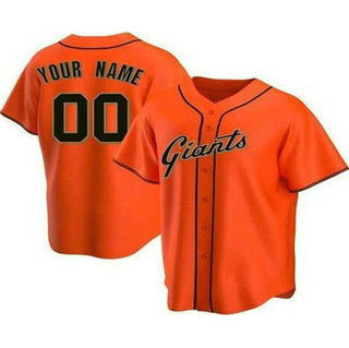 Custom San Francisco Giants Orange HeidiMiller Cool Base Jersey