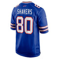 B.Bills #80 Tyrell Shavers Royal HeidiMiller Team Game Jersey