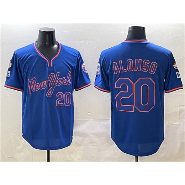 New York Mets #20 Pete Alonso Royal HeidiMiller 2025 Spring Training Stitched Jersey