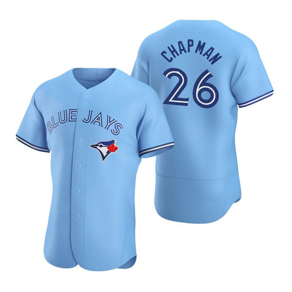 Toronto Blue Jays #26 Matt Chapman Blue HeidiMiller Flex Base Stitched Jersey