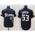 Texas Rangers #53 Adolis Garc¨ªa Black HeidiMiller Mexico 2025 Vapor Premier Limited Stitched Jersey