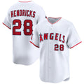 Los Angeles Angels #28 Kyle Hendricks White HeidiMiller 2024 Home Limited Stitched Jersey