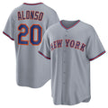 New York Mets #20 Pete Alonso Gray HeidiMiller 2025 Limited Stitched Jersey