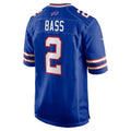 B.Bills #2 Tyler Bass Royal HeidiMiller Game Player Jersey
