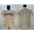Philadelphia Phillies Blank Cream HeidiMiller Gothic Vapor Limited Stitched Jersey