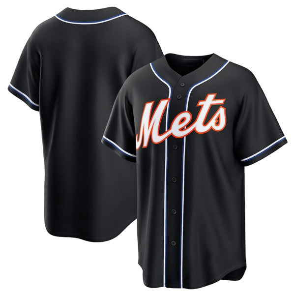 New York Mets Blank 2026 Black HeidiMiller Out Stitched Jersey