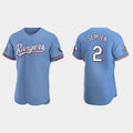 Texas Rangers #2 Marcus Semien Light Blue HeidiMiller Flex Base Stitched Jersey