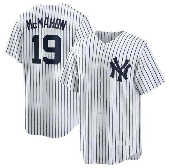 New York Yankees #19 Ryan McMahon White HeidiMiller 2025 Cool Base Stitched Jersey
