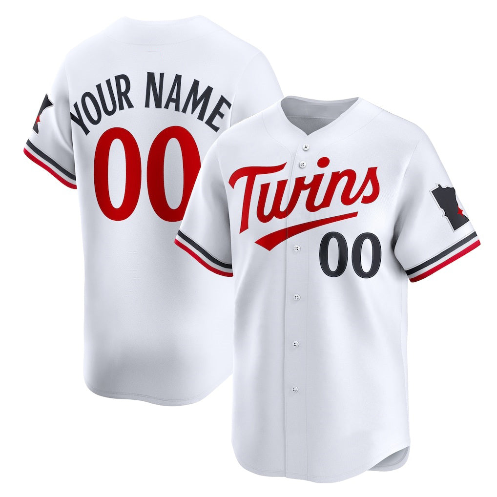 Custom Minnesota Twins White HeidiMiller Home Limited Jersey