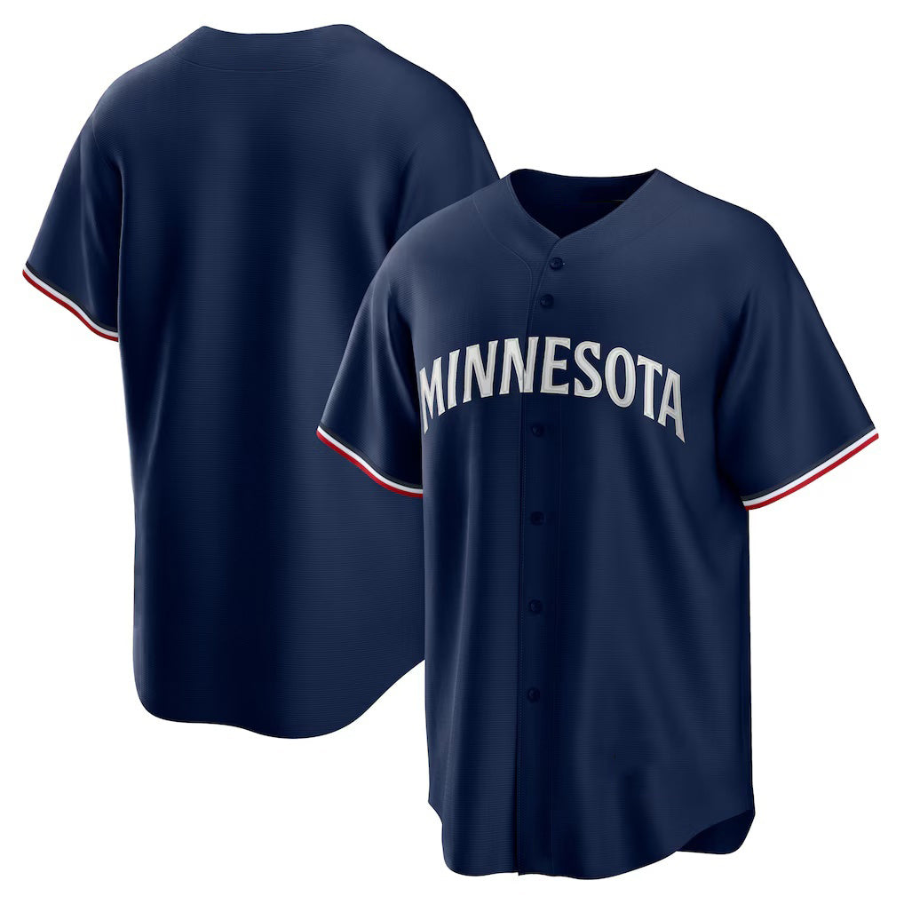 Minnesota Twins Navy HeidiMiller Alternate Replica Team Logo Jersey