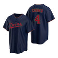 Minnesota Twins #4 Carlos Correa Navy HeidiMiller Cool Base Stitched Jersey