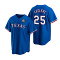 Texas Rangers #25 Jos¨¦ Leclerc Royal HeidiMiller 2023 World Series Stitched Jersey