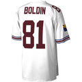 A.Cardinals #81 Anquan Boldin Mitchell & Ness White HeidiMiller Legacy Replica Jersey